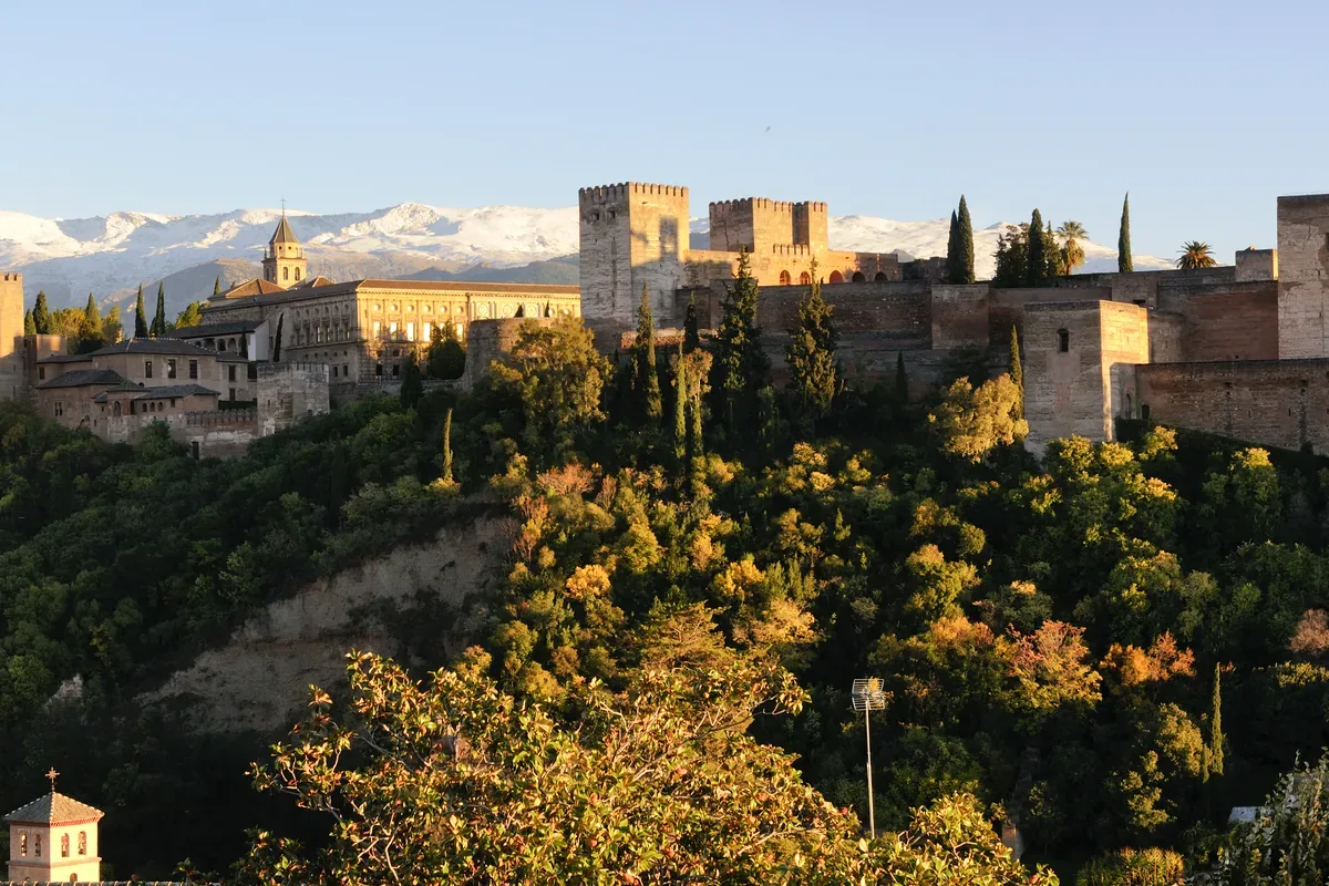 Lleida Spain La Seu Vella cathedral hill panoramic cityscape